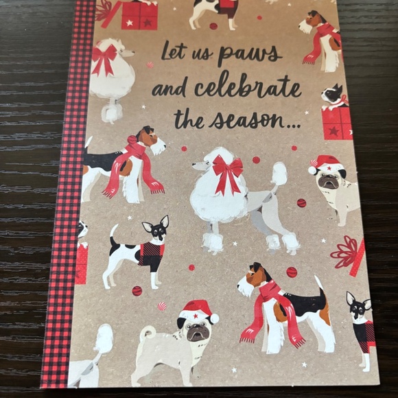 CHRISTMAS/ HOLIDAY SESSON DOG GREETING CARD - Picture 2 of 3